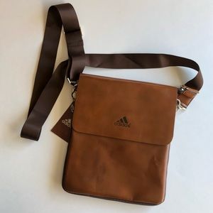 adidas crossbody bag leather